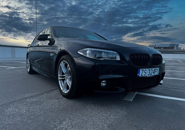 BMW Seria 5 cena 90100 przebieg: 222000, rok produkcji 2015 z Szczecin małe 106